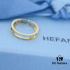 [Year of the Rabbit New Arrival] HEFANG Bi De Tu Double-Layer Heart Pure Silver Ring S925 Sterling Silver Band, Ideal Gift for Birth Year