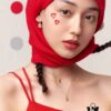 Rabbit Year New Arrival] HEFANG Bide Rabbit Confession Little Square Lock 925 Sterling Silver Earrings, Lightweight Luxury Ear Ornaments, Gift Ideas