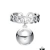He Fang Bo Bo Chain Ring, Minimalist Style Open Ring