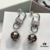 He Fang Bobo Hanging Hook Earrings, Women's Ins Minimalist Style Creative Collaborative Drop Earrings