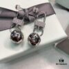 He Fang Bobo Hanging Hook Earrings, Women's Ins Minimalist Style Creative Collaborative Drop Earrings