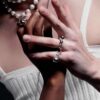 He Fang Bo Bo Chain Ring, Minimalist Style Open Ring