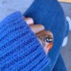 He Fang Bo Bo Chain Ring, Minimalist Style Open Ring