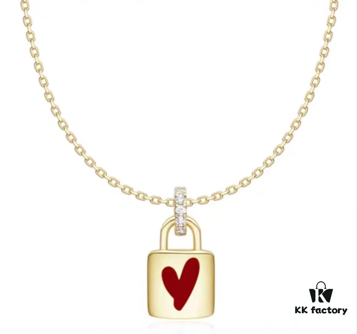 Year of the Rabbit New Arrival: He Fang Biede Tu's Confession Little Square Lock Necklace