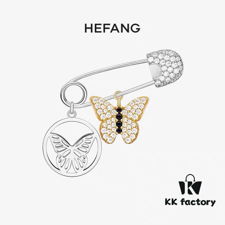 6930043312f62673a6faaef2 Butterfly Brooch Earrings by He Fang - Multi-Wear Design