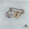 6930043912f62673a6faaeff Butterfly Brooch Earrings by He Fang - Multi-Wear Design