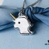 6930044112f62673a6faaf0f HEFANG Jewelry Unicorn Pendant Necklace