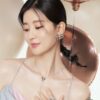HEFANG Jewelry Bowknot Gemstone Earrings