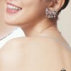 HEFANG Jewelry Bowknot Gemstone Earrings