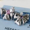 6930044c12f62673a6faaf2d HEFANG Jewelry Bowknot Gemstone Earrings