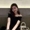 HEFANG Jewelry Love Heart Wheat Tassel Earrings