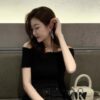 HEFANG Jewelry Love Heart Wheat Tassel Earrings