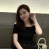 HEFANG Jewelry Love Heart Wheat Tassel Earrings