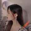 HEFANG Jewelry Love Heart Wheat Tassel Earrings