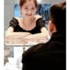 HEFANG Jewelry Love Heart Wheat Tassel Earrings