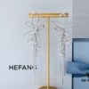 6930045512f62673a6faaf44 HEFANG Jewelry Love Heart Wheat Tassel Earrings