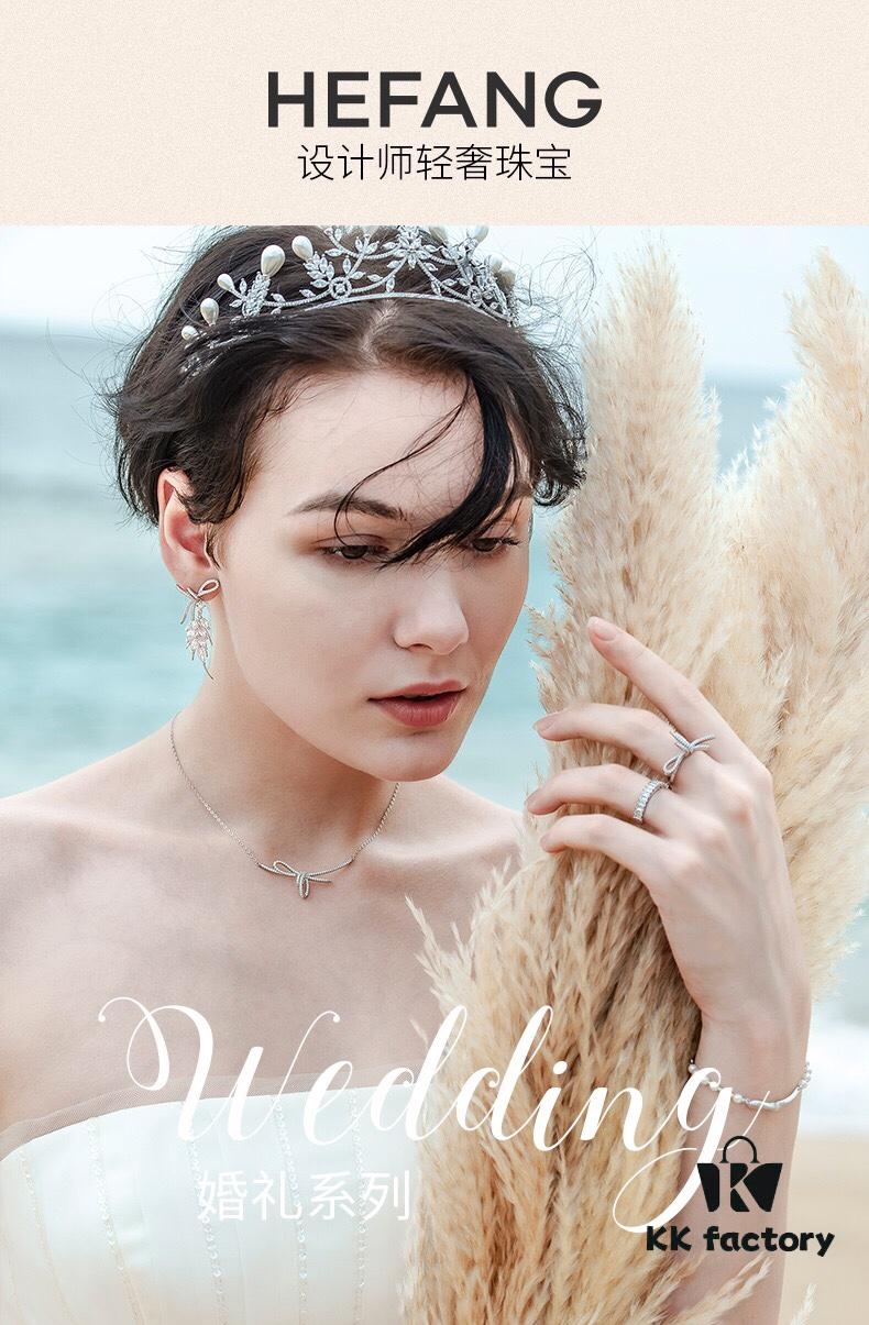 6930045a12f62673a6faaf51 HEFANG Jewelry Ribbon Wheat Ear Earrings