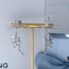 6930045c12f62673a6faaf54 HEFANG Jewelry Ribbon Wheat Ear Earrings