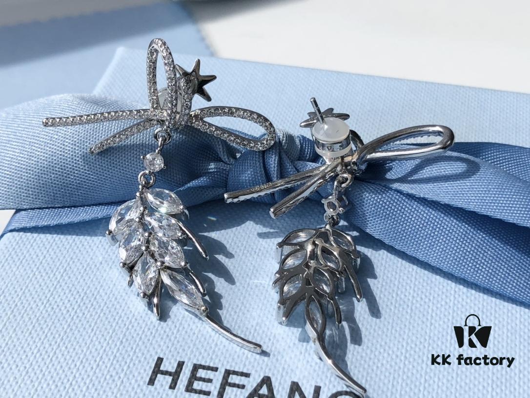6930045e12f62673a6faaf5b HEFANG Jewelry Ribbon Wheat Ear Earrings