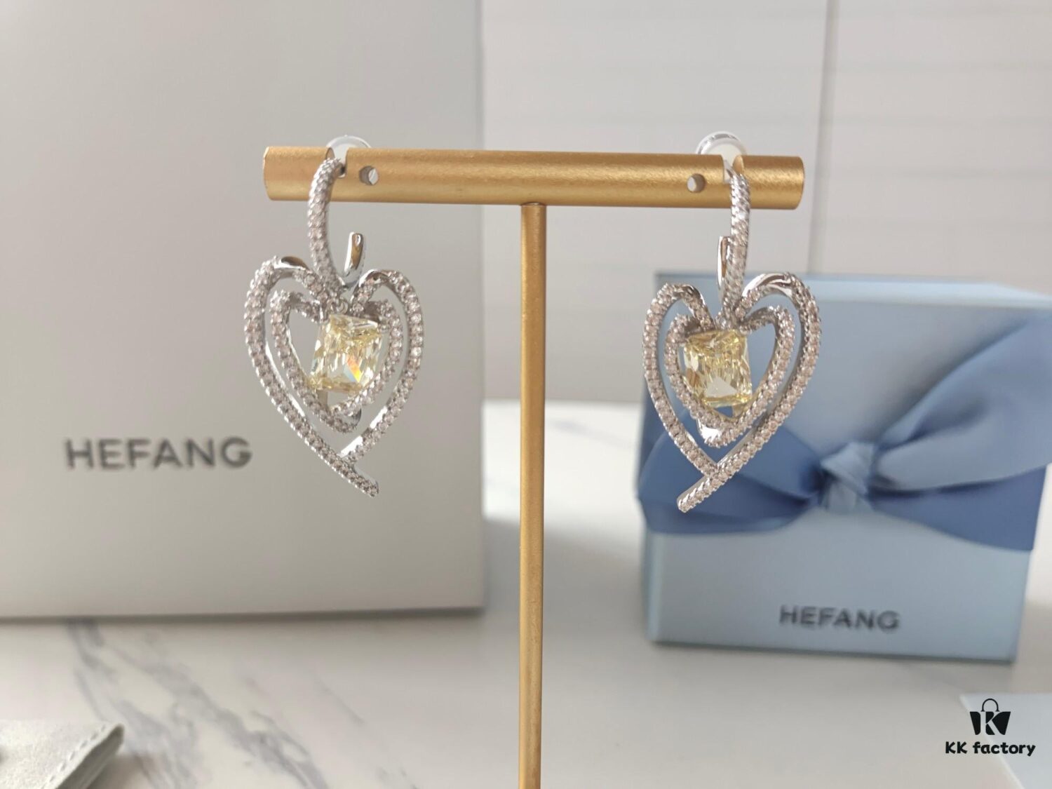 6930046012f62673a6faaf60 HEFANG Jewelry - Declaration Cube Earrings