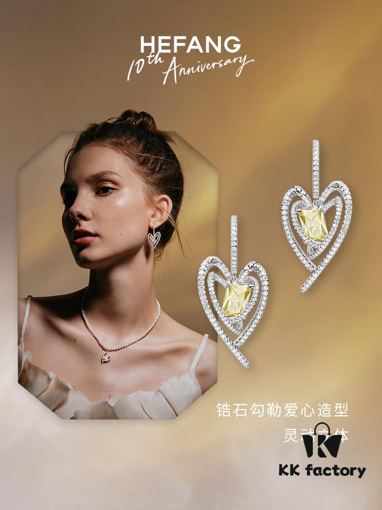 6930046412f62673a6faaf6b HEFANG Jewelry - Declaration Cube Earrings