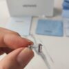 HEFANG Jewelry Shiny Cube Stud Earrings