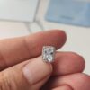 HEFANG Jewelry Shiny Cube Stud Earrings