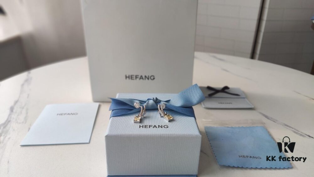 6930047e12f62673a6faafb0 HEFANG Jewelry Gilded Sugar Cube Earrings