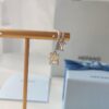 HEFANG Jewelry Gilded Sugar Cube Earrings