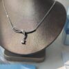 6930048812f62673a6faafc8 HEFANG Aurora Ribbon Knot Pendant Necklace