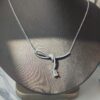 6930048812f62673a6faafca HEFANG Aurora Ribbon Knot Pendant Necklace