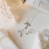 6930049212f62673a6faafdb New Arrival He Fang Snowflake Crystal Necklace / Earrings | Pure Silver High-End Original Quality