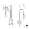 6930049d12f62673a6faaff4 He Fang Xue Huan Ice Crystal Earrings for Women, Niche Design Fashion Drop Earrings, Ear Jewelry