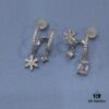 6930049e12f62673a6faaff8 He Fang Xue Huan Ice Crystal Earrings for Women, Niche Design Fashion Drop Earrings, Ear Jewelry
