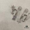 6930049e12f62673a6faaff9 He Fang Xue Huan Ice Crystal Earrings for Women, Niche Design Fashion Drop Earrings, Ear Jewelry