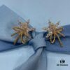 693004ad12f62673a6fab01c Floating Silk Ribbon Snowflake Stud Earrings for Women