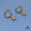 Starry Light Snowflake Earrings, Brilliant and Elegant Jewelry
