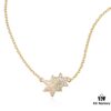 He Fang Liu Guang Gemini Pendant Necklace
