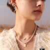 He Fang Liu Guang Gemini Pendant Necklace