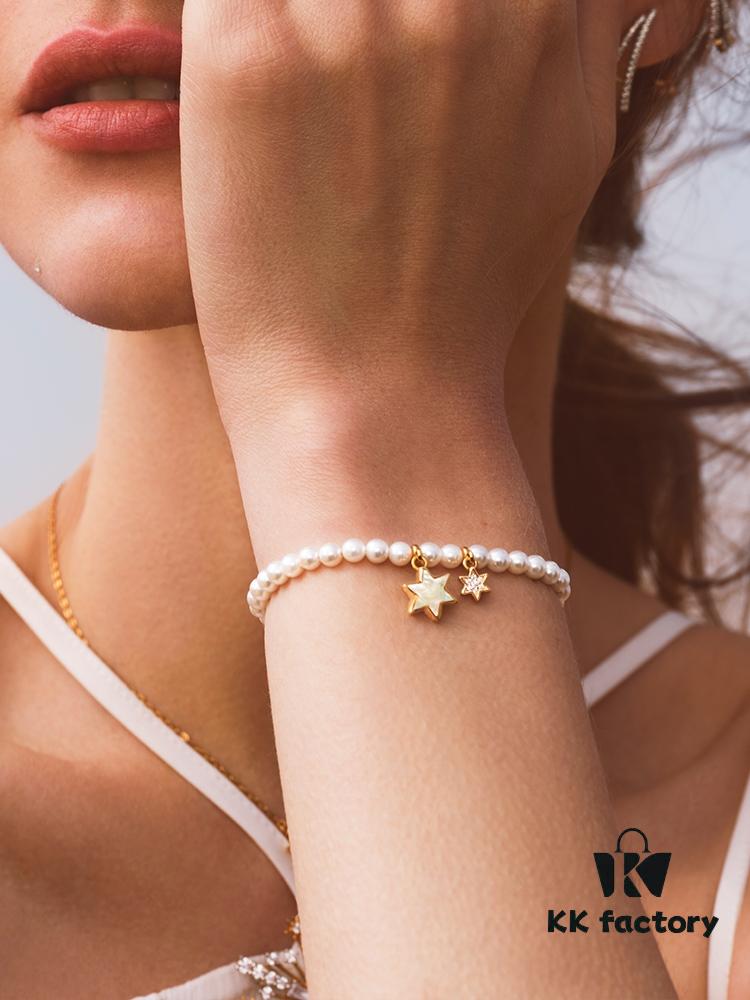 He Fang Liu Guang Twin Star Pearl Bracelet