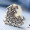HEFANG Jewelry Declaration Diamond Stud Earrings