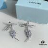 693004c312f62673a6fab05c HeFang Jewelry Ribbon Wheat Ear Stud Earrings, Minimalist Elegant Design, 2021 Wedding Collection