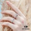 693004ca12f62673a6fab071 HeFang Jewelry Ribbon Bow Ring, Minimalist Statement Index Finger Ring, 2021 Wedding Collection