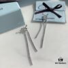 693004cd12f62673a6fab079 HeFang Jewelry 💎 Bow-Tied Tassel Earrings, Long Flowing Fringe Statement Earrings with Detachable Netted Design, Two Styling Options
