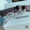 693004d012f62673a6fab07f HeFang Bestseller Silk Bow Stud Earrings - 2021 Wedding Collection, Luxury Fashion Ear Cuff Inspired by Bridal Ribbons, Worn by Zhan Qiuyi