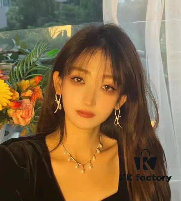 693004d012f62673a6fab081 HeFang Bestseller Silk Bow Stud Earrings - 2021 Wedding Collection, Luxury Fashion Ear Cuff Inspired by Bridal Ribbons, Worn by Zhan Qiuyi