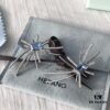 693004d812f62673a6fab094 HEFANG Jewelry Ice Blue Sparkle Earrings