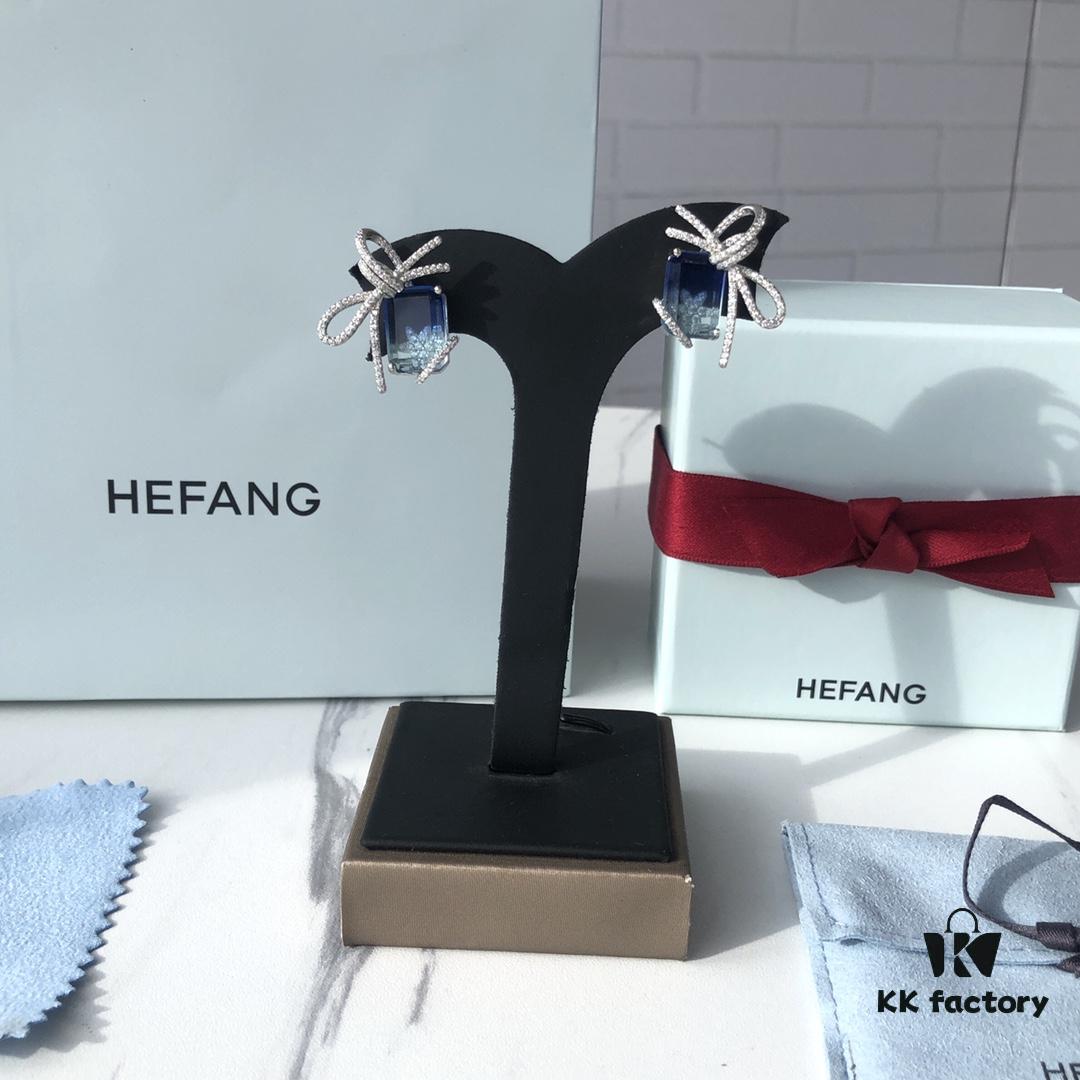 693004d812f62673a6fab095 HEFANG Jewelry Ice Blue First Snow Earrings