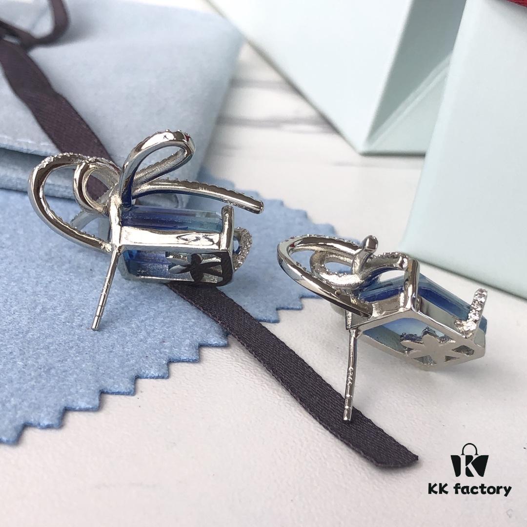 693004da12f62673a6fab09a HEFANG Jewelry Ice Blue First Snow Earrings