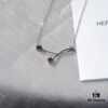 693004e212f62673a6fab0a9 HEFANG 925 Sterling Silver Cherry Collar Necklace, Designer Pendant Jewelry